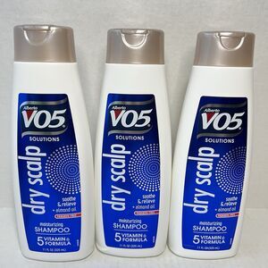 Alberto VO5 Dry Scalp Moisturizing Shampoo Almond Oil 11 fl oz each, Lot Of 3